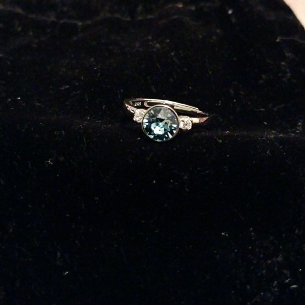 Sterling silver adjustable ring